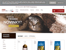 Tablet Screenshot of frodex.cz